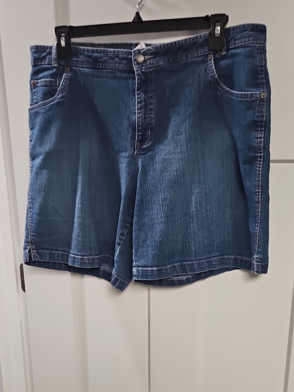 Just My Size Classic Blue Denim Bermuda Shorts